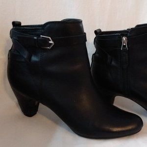 Women's Black Leather Dress Boots by Sam Edelman 7.5
